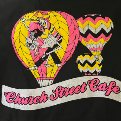 Hot Air Balloons Church Street Cafe T-Shirt