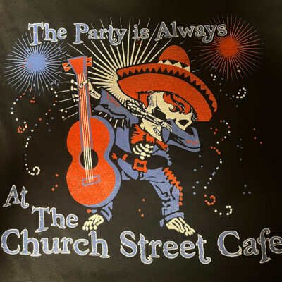 The party is always at the church street cafe